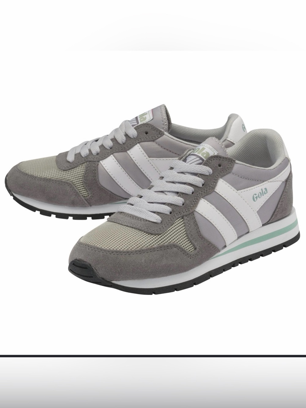 Gola Women’s Gray and White Retro Daytona Sneakers - Retail $110. Size: 9